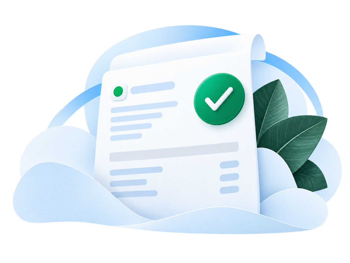 Approved payroll document with a confirmation mark